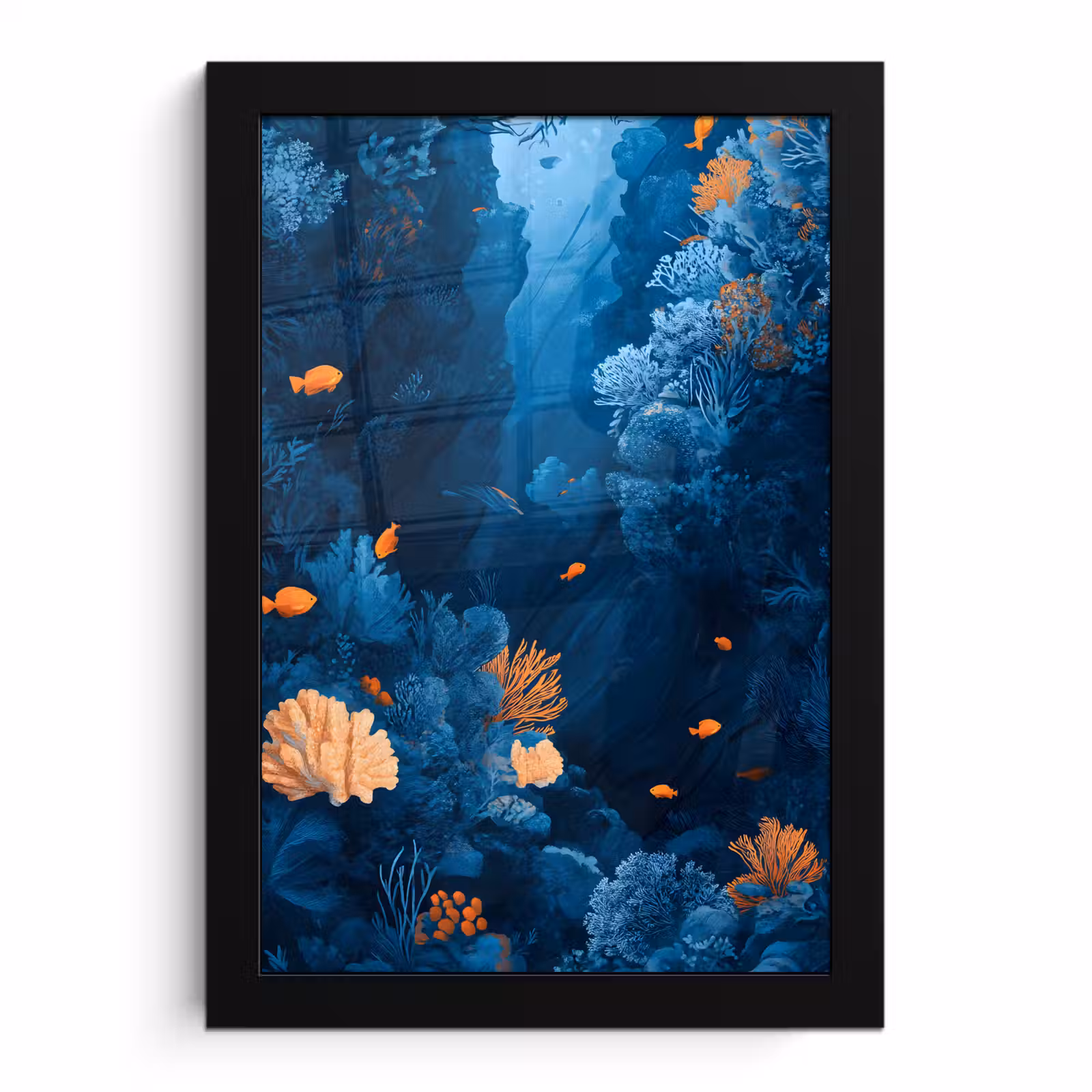 Photo Frame - Coral reef - Fish - Ocean - Blue — 1