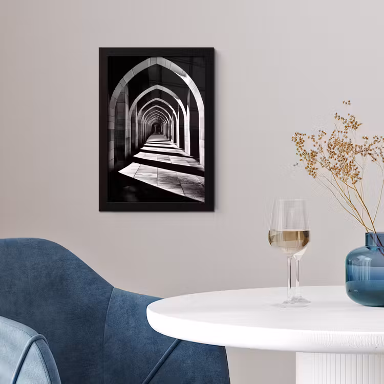Photo Frame - Corridor - Arches - Shadow - Depth — 2