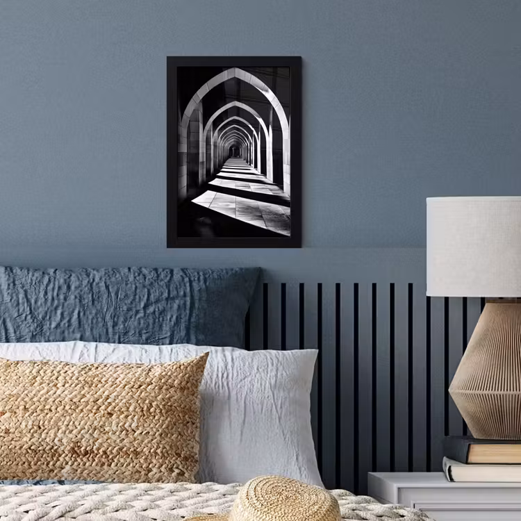Photo Frame - Corridor - Arches - Shadow - Depth — 4