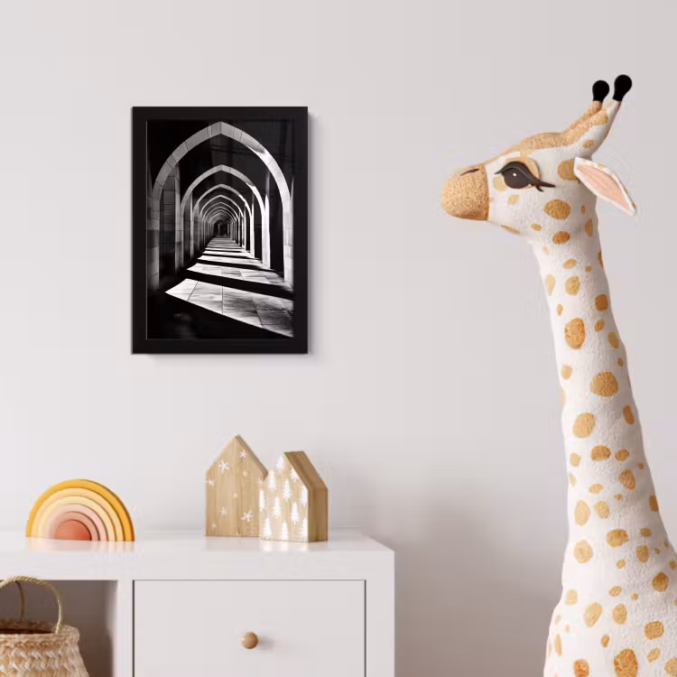 Photo Frame - Corridor - Arches - Shadow - Depth — 5