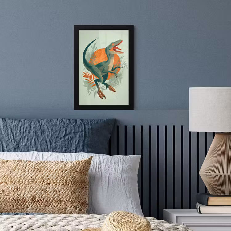 Photo Frame - Dino - Leaves - Graphic - Green — 4