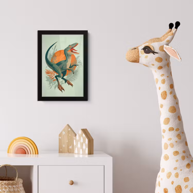 Photo Frame - Dino - Leaves - Graphic - Green — 5