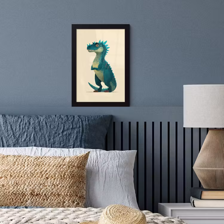 Photo Frame - Dinosaur - Turquoise - Spines — 4
