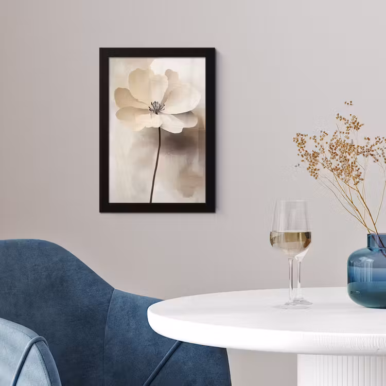 Photo Frame - Flower - Beige - Paint - Shadow — 2