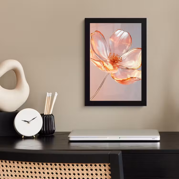 Photo Frame - Glasses - Flower - Pink — 3