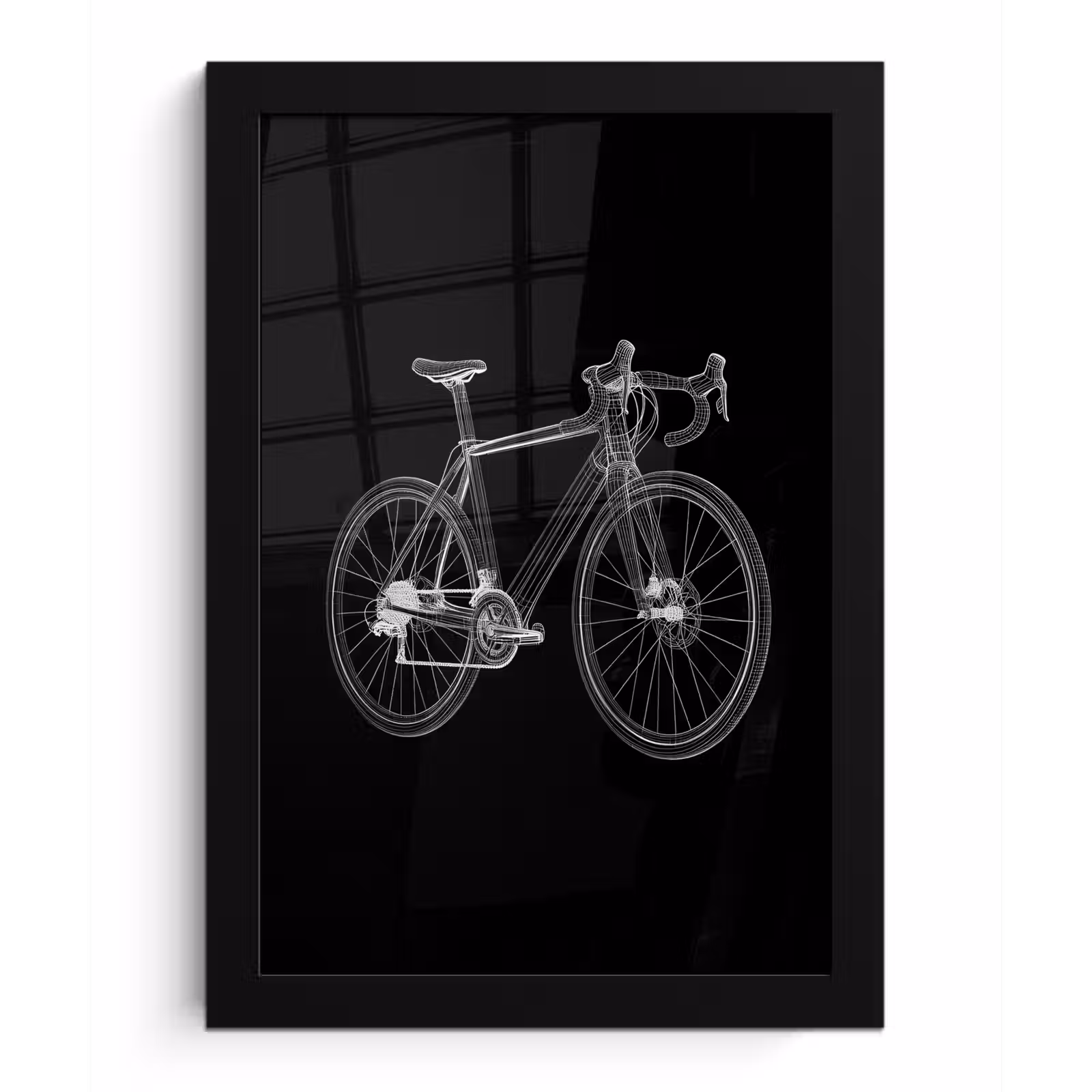 Photo Frame - Lines - Illustration - White — 1