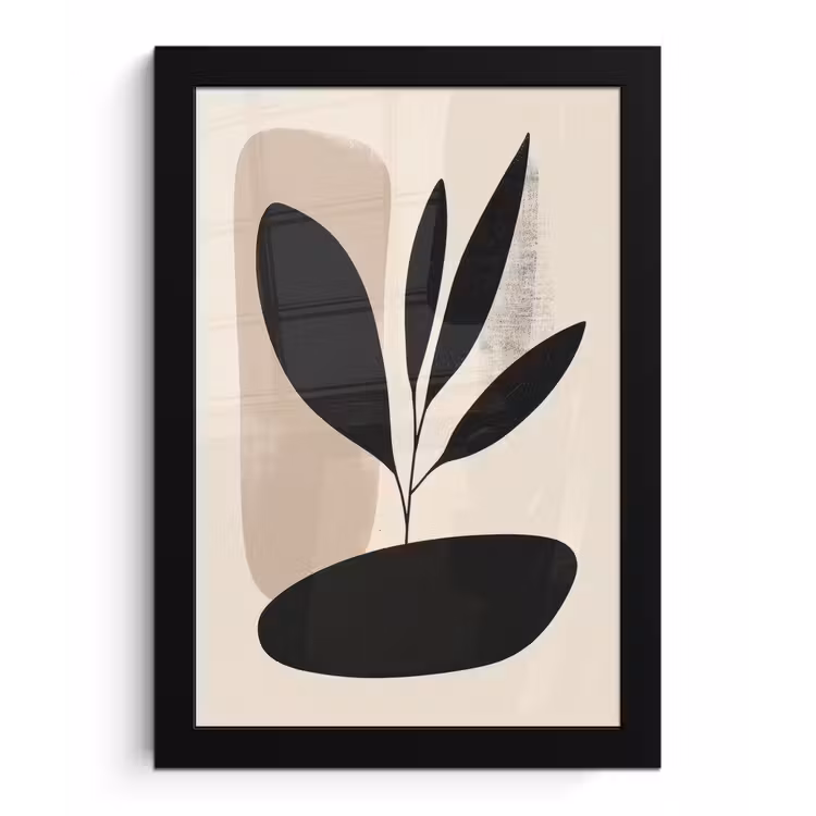Photo Frame - Plant - Beige - Japandi — 1