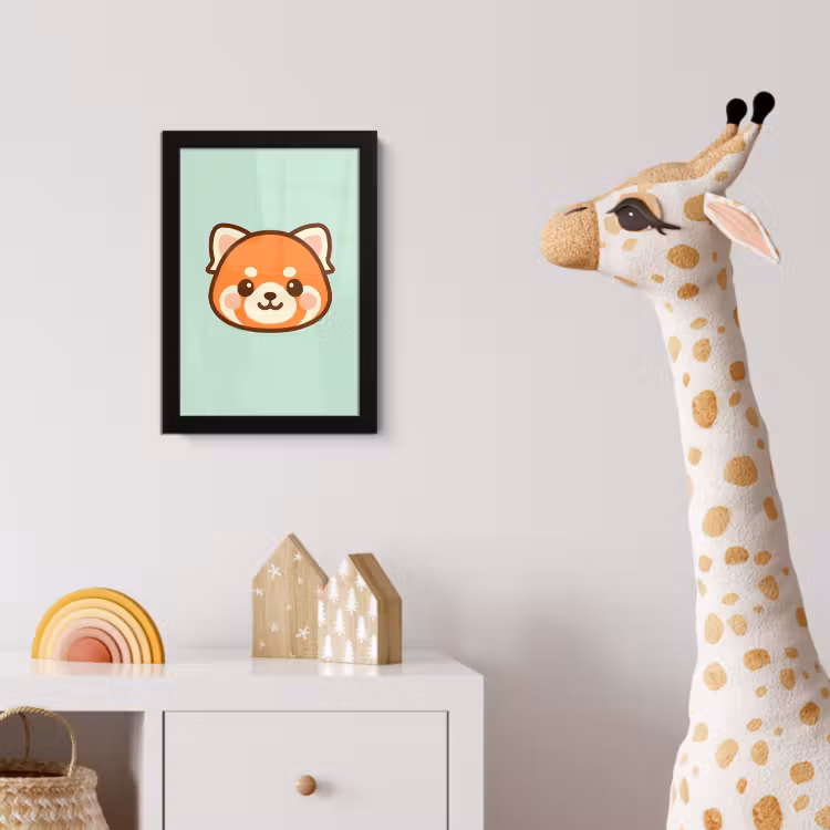 Photo Frame - Red panda - Green - Cartoon — 5