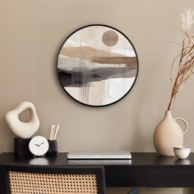 Photo Frame Round - Minimalist - Landscape - Dimension — 2