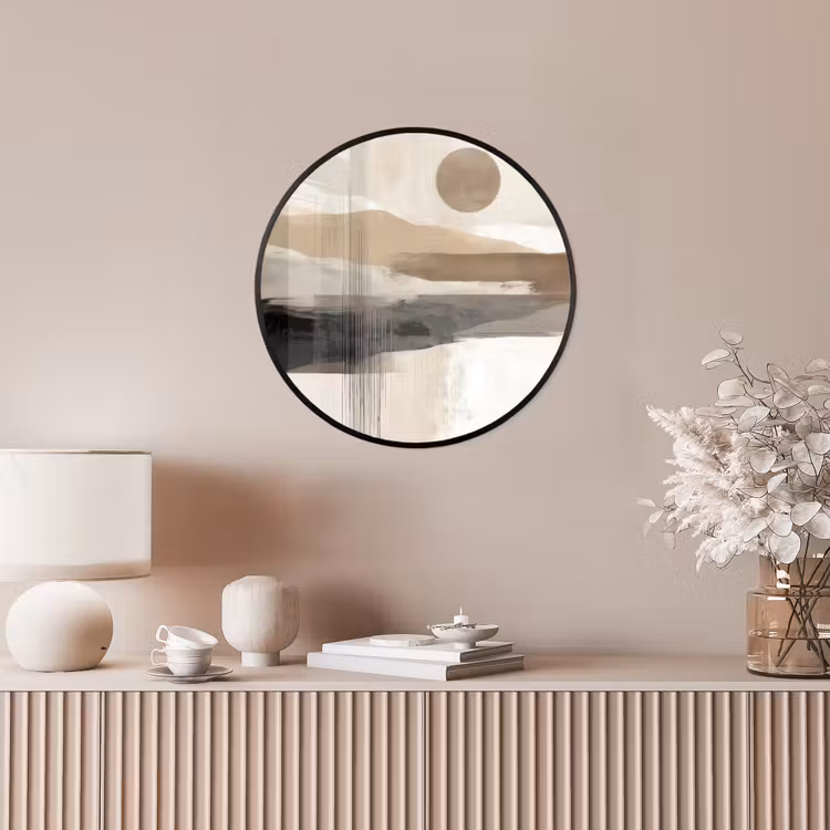Photo Frame Round - Minimalist - Landscape - Dimension — 4