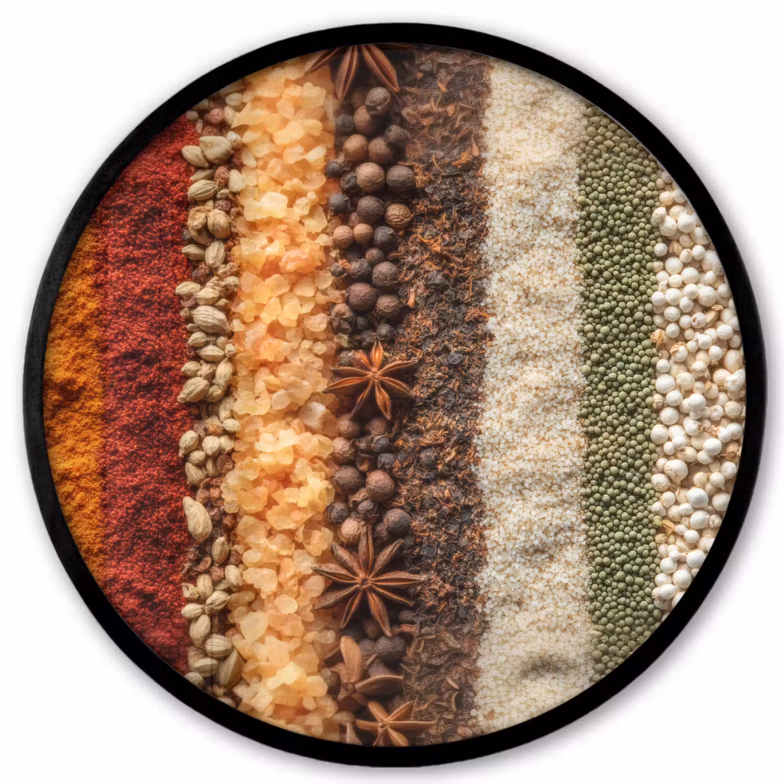 Photo Frame Round - Orbits - Vertical - Herbs - Variation — 1
