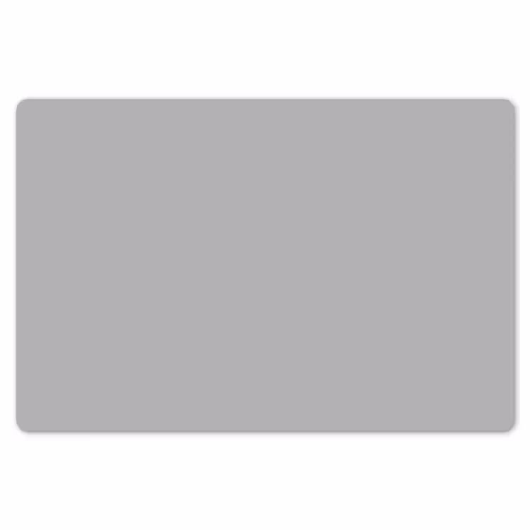 Placemat - 6 pieces - Gray - Solid print — 6
