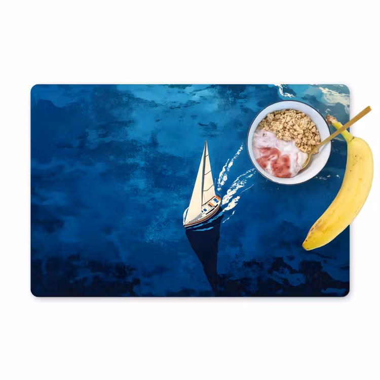 Placemat - 6 pieces - Sailboat - Water - Abstract - Shadow — 1