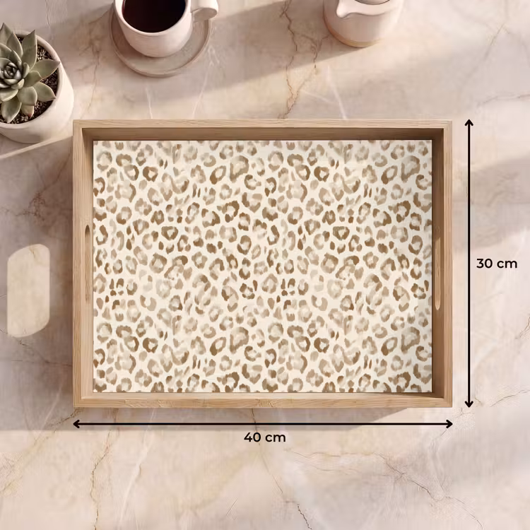 Tray - Leopard - Classic - Beige — 7