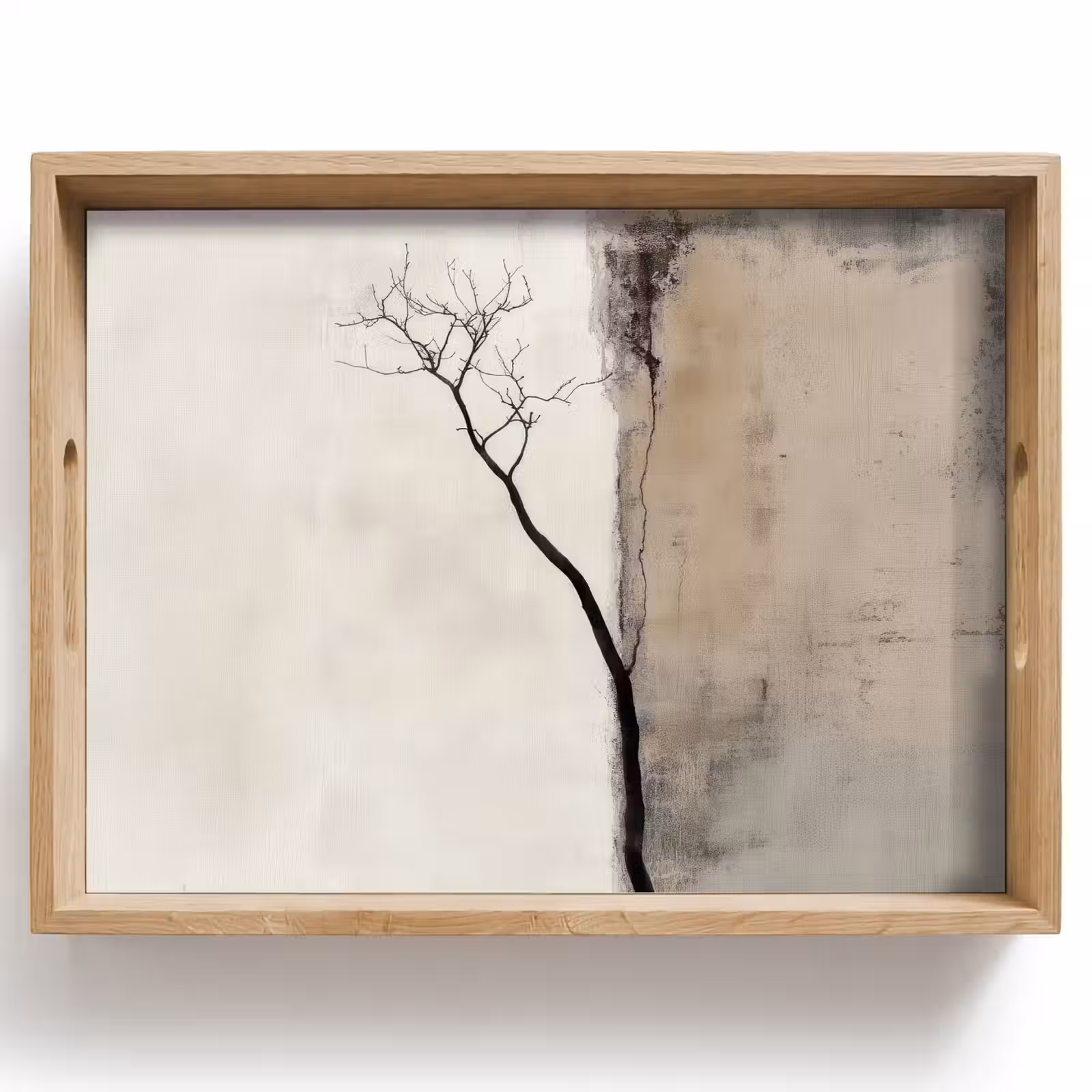 Tray - Wabi sabi - Plant - Beige — 1