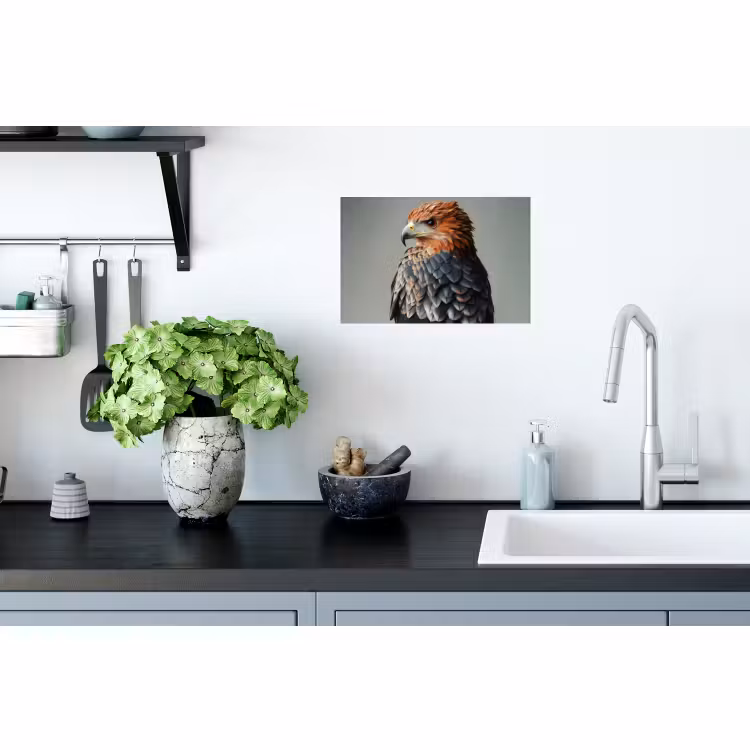 Wall Sticker - Bird - Realistic - Feathers - Brown — 2