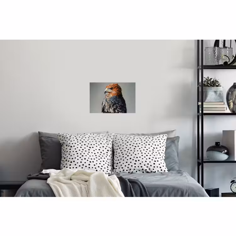 Wall Sticker - Bird - Realistic - Feathers - Brown — 5