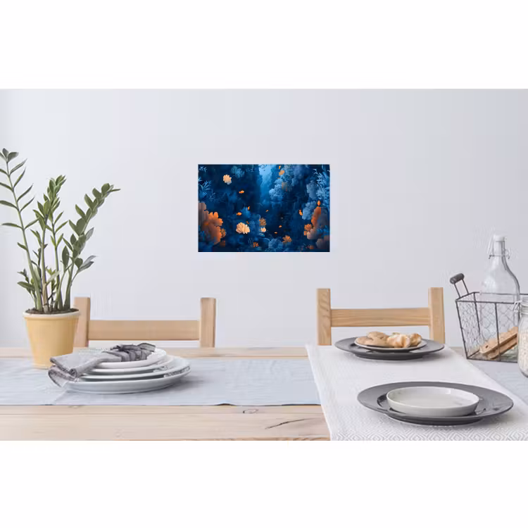 Wall Sticker - Coral reef - Fish - Ocean - Blue — 3