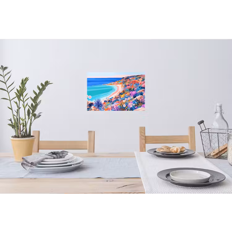 Wall Sticker - Flower meadow - Sea - Summer — 3