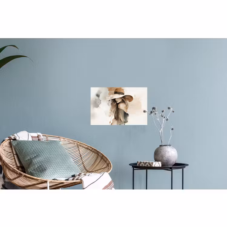 Wall Sticker - Mysterious - Woman - Sepia — 4