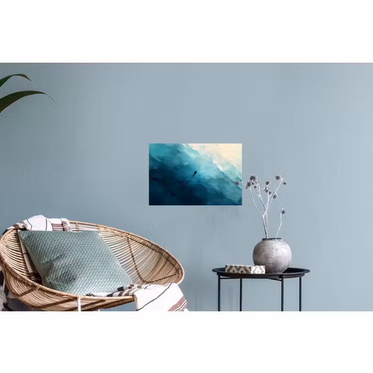 Wall Sticker - Sea - Silhouette - Abstract - Blue — 4