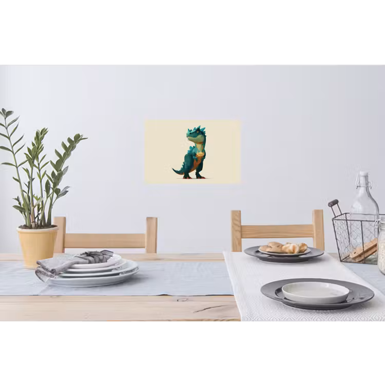 Wall Sticker - Spines - Dino - Blue - Muscular — 3