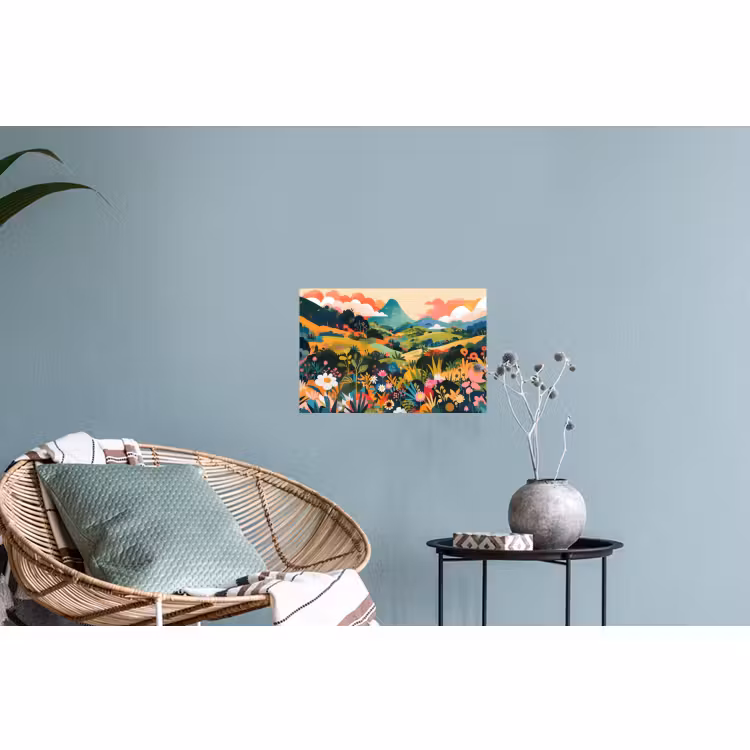 Wall Sticker - Sunlight - Hills - Cloudy sky — 4