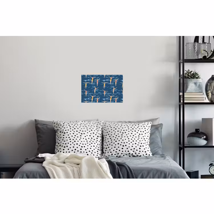 Wall Sticker - Swimmers Retro - Blue — 5