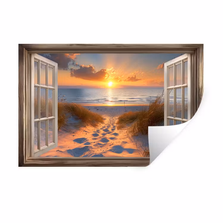 Wall Sticker - Vista - Beach - Dunes - Sunset — 1