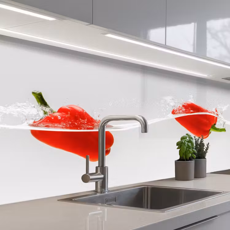 Kitchen Wall Splashback - Splash - Vegetable - Red — 2