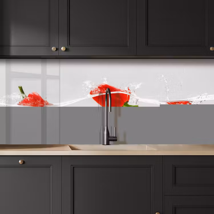 Kitchen Wall Splashback - Splash - Vegetable - Red — 4