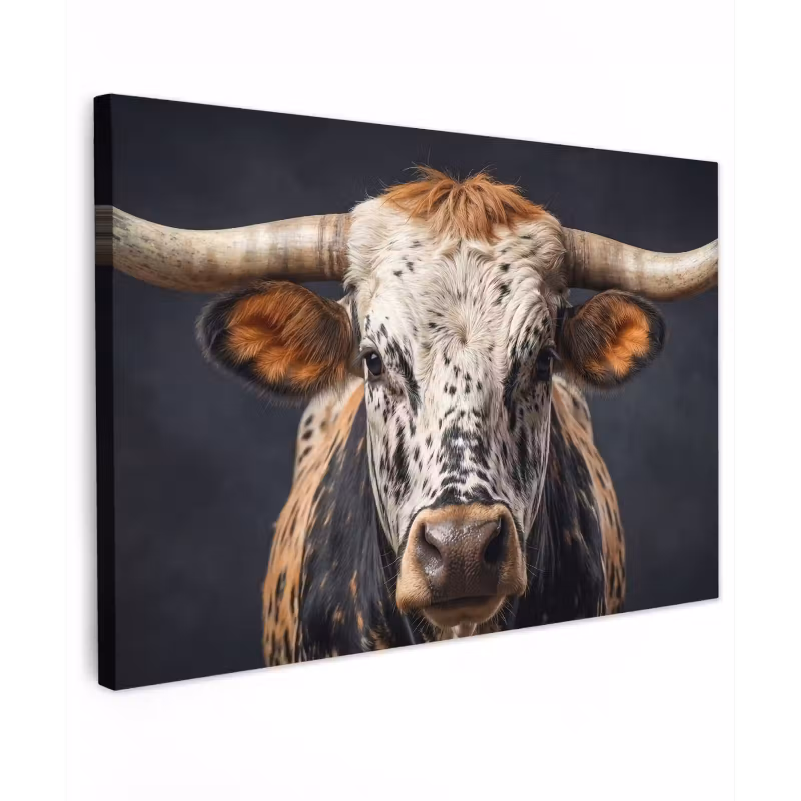 Canvas Print - Taurus - Colorful - Horns — 1