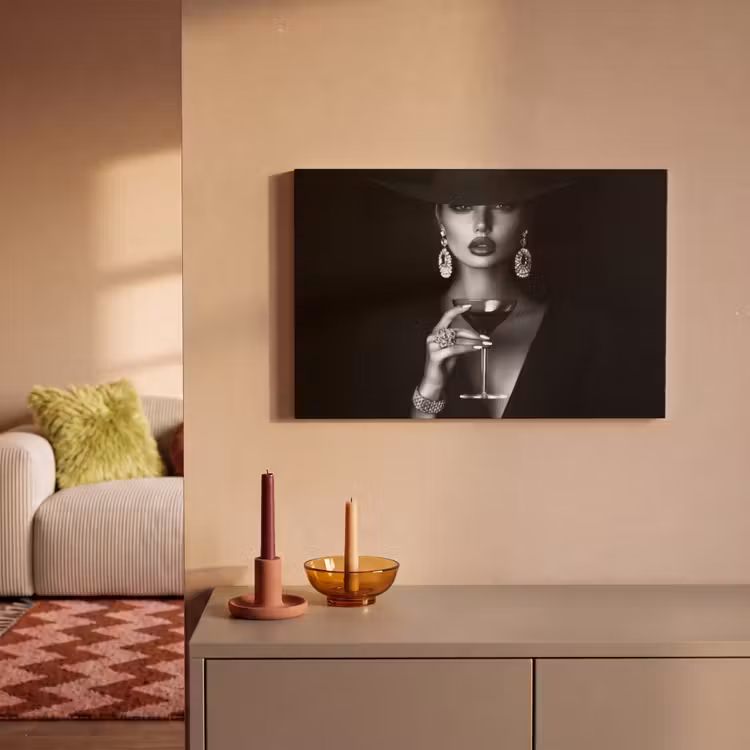Canvas Print - Woman - Cocktail - Chic — 2