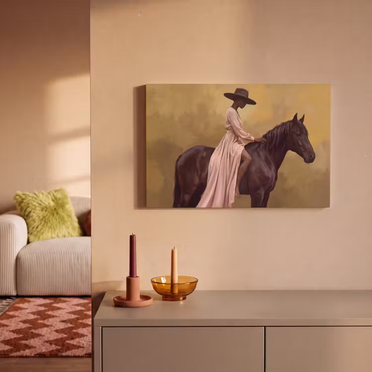 Canvas Print - Horse - Classic - Ochre — 2