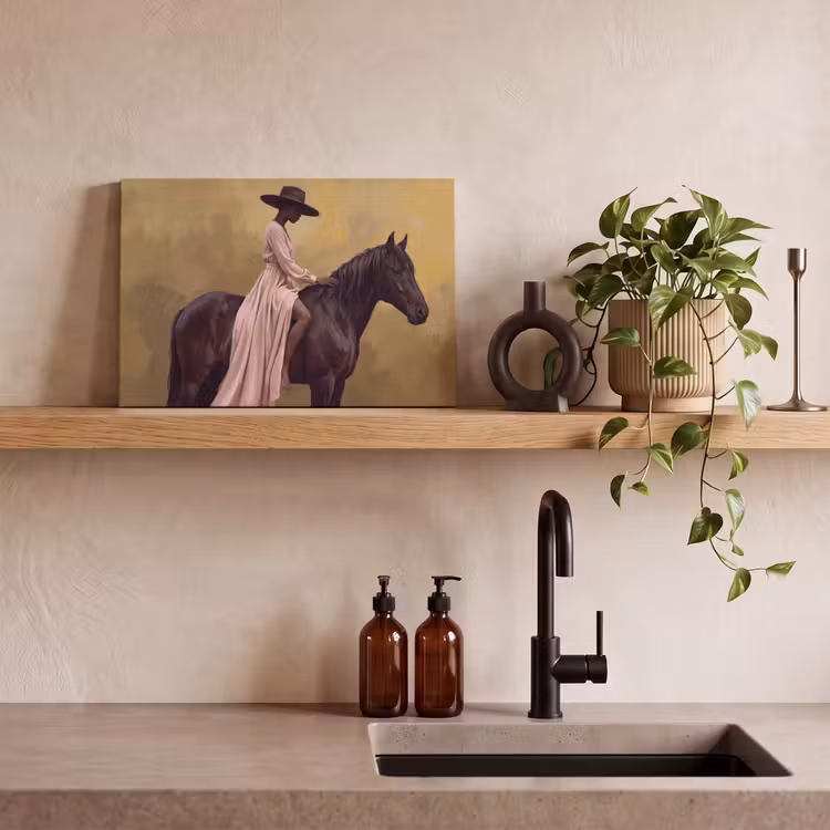 Canvas Print - Horse - Classic - Ochre — 3