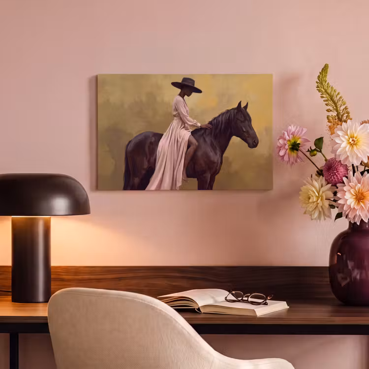 Canvas Print - Horse - Classic - Ochre — 4
