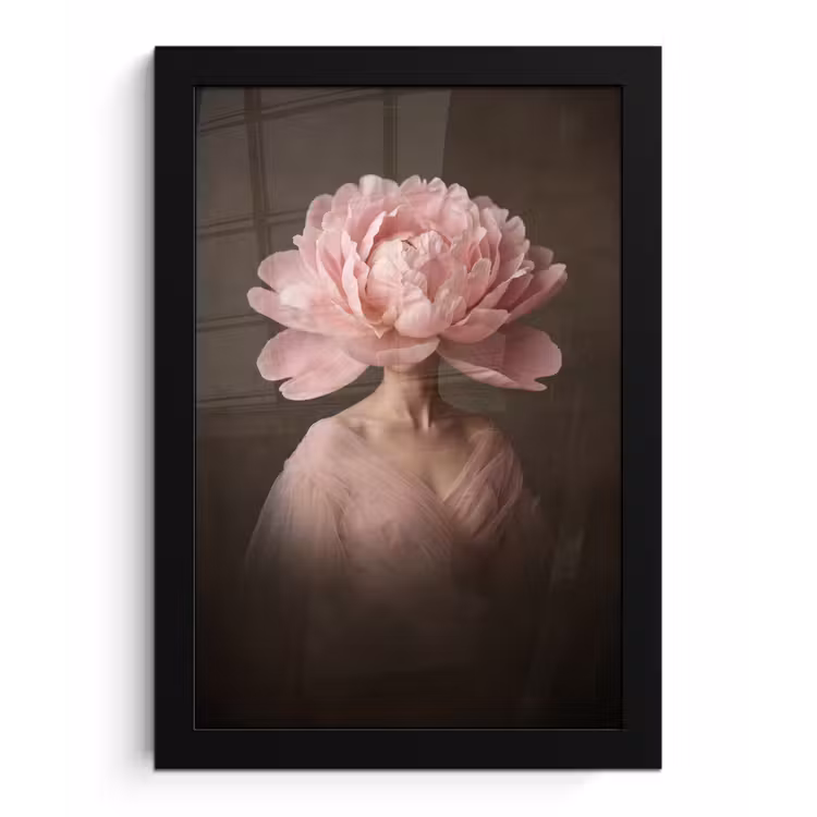Photo Frame - Face - Rose - Pink — 1