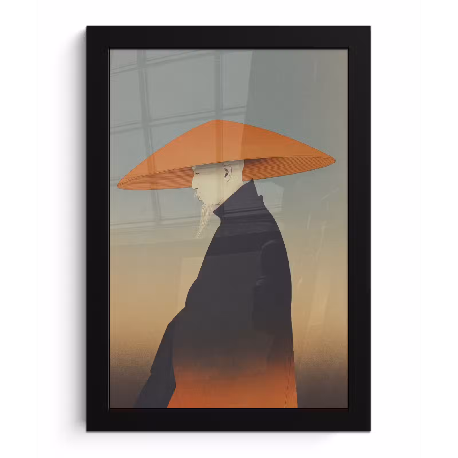 Photo Frame - Minimalist - Silhouette - Orange — 1