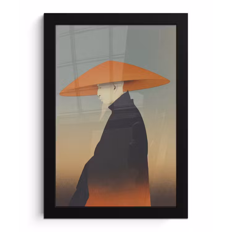 Photo Frame - Minimalist - Silhouette - Orange — 1