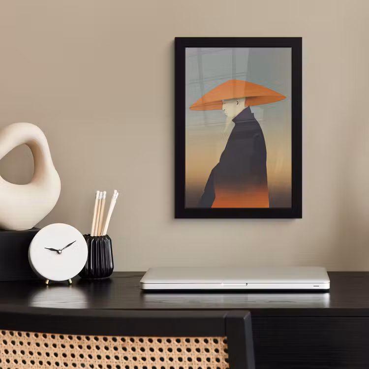 Photo Frame - Minimalist - Silhouette - Orange — 3