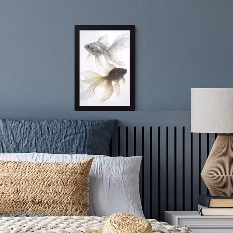 Photo Frame - Goldfish - Modern - White — 4