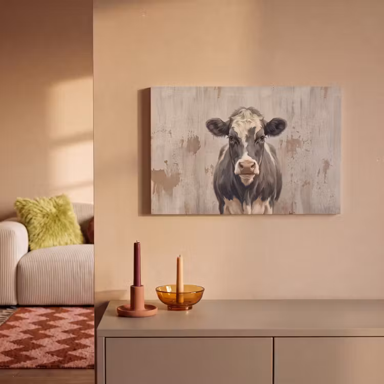 Canvas Print - Cow - Portrait - Animals - Modern — 2