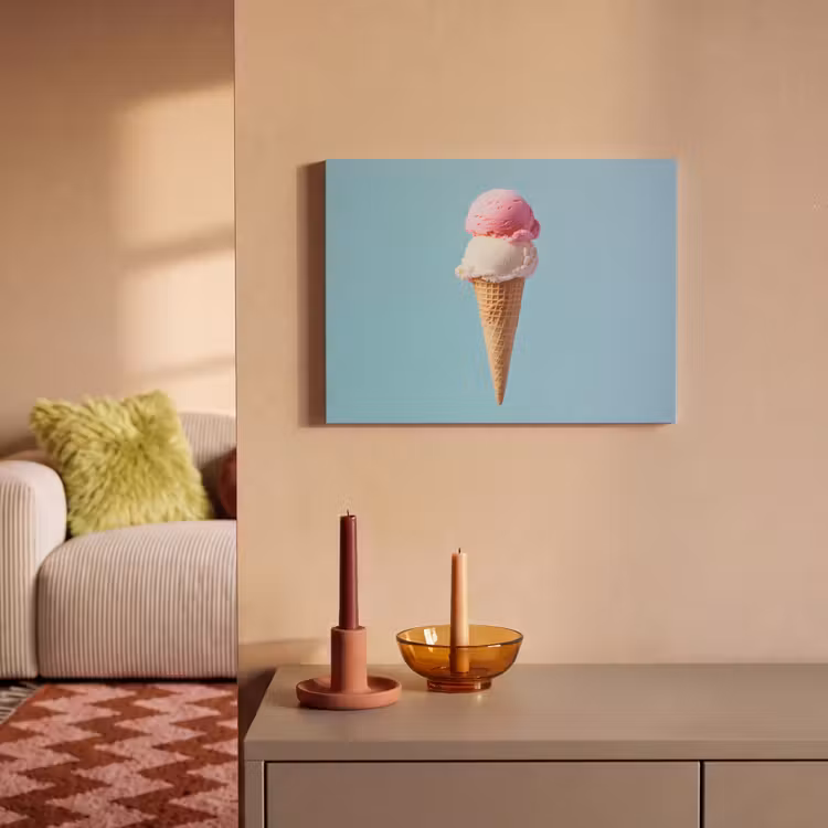 Acoustic Felt - Balls - Scoop ice cream - Horn - Blue — 2