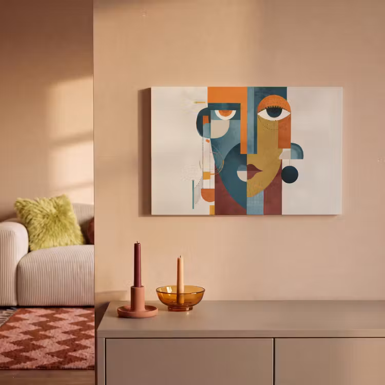 Canvas Print - Geometric - Sleek shapes - Colorful — 2
