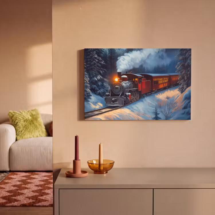 Canvas Print - Train - Christmas - Snow - Christmas Train — 2