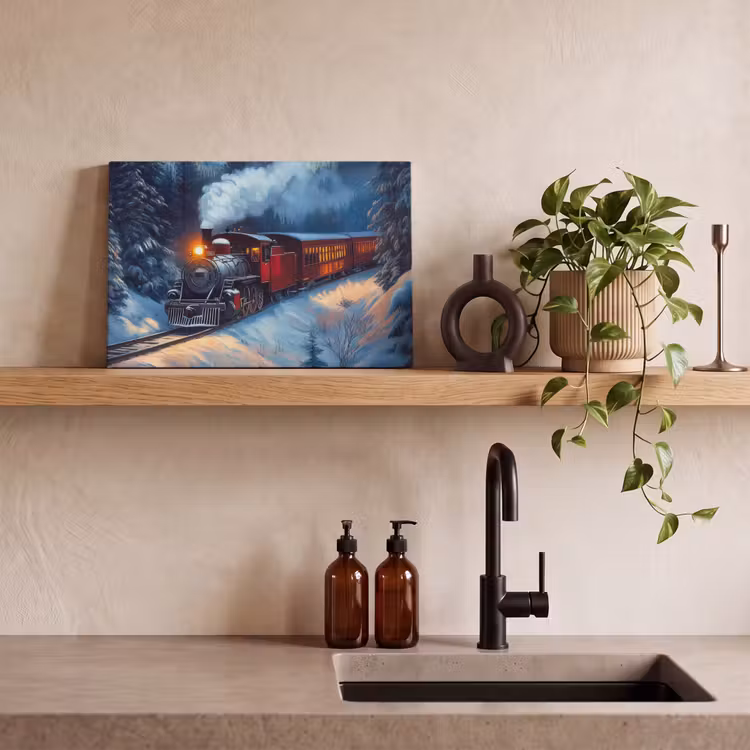 Canvas Print - Train - Christmas - Snow - Christmas Train — 3