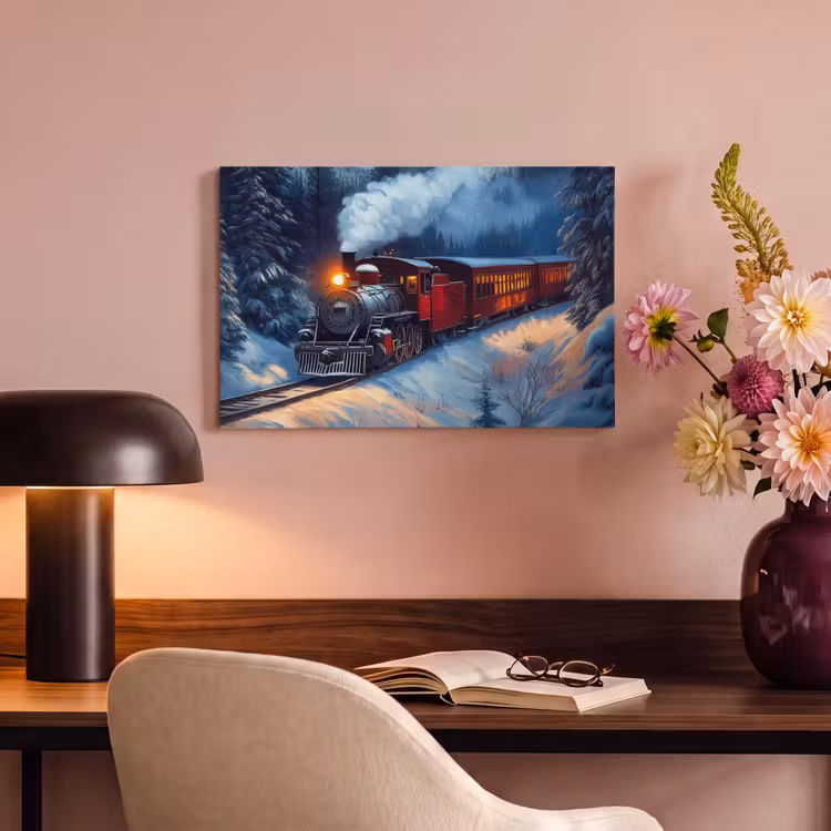 Canvas Print - Train - Christmas - Snow - Christmas Train — 4