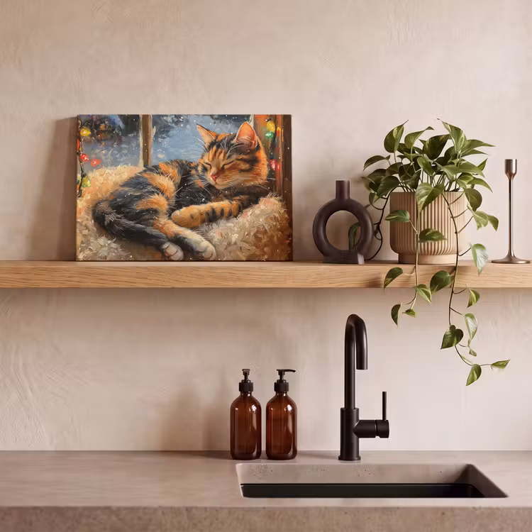 Canvas Print - Cat - Christmas - Winter - Animal — 3