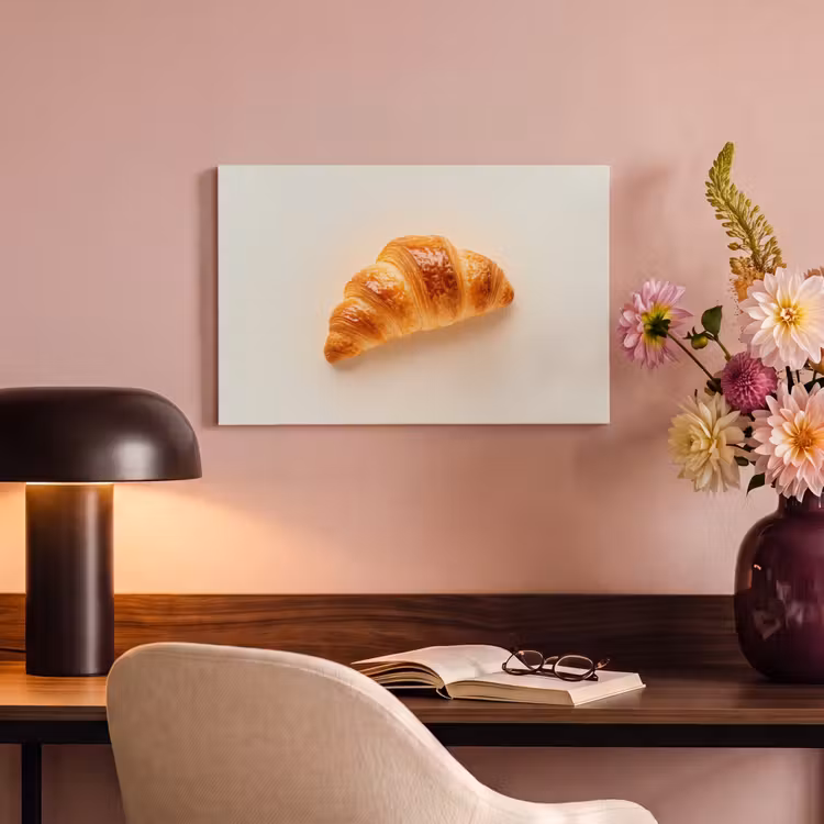 Canvas Print - Croissant - Bread - Beige — 4