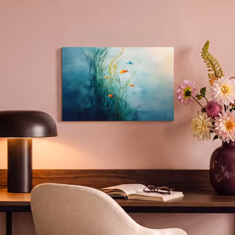 Canvas Print - Aquatic plants - Fish - Colorful - Water — 4